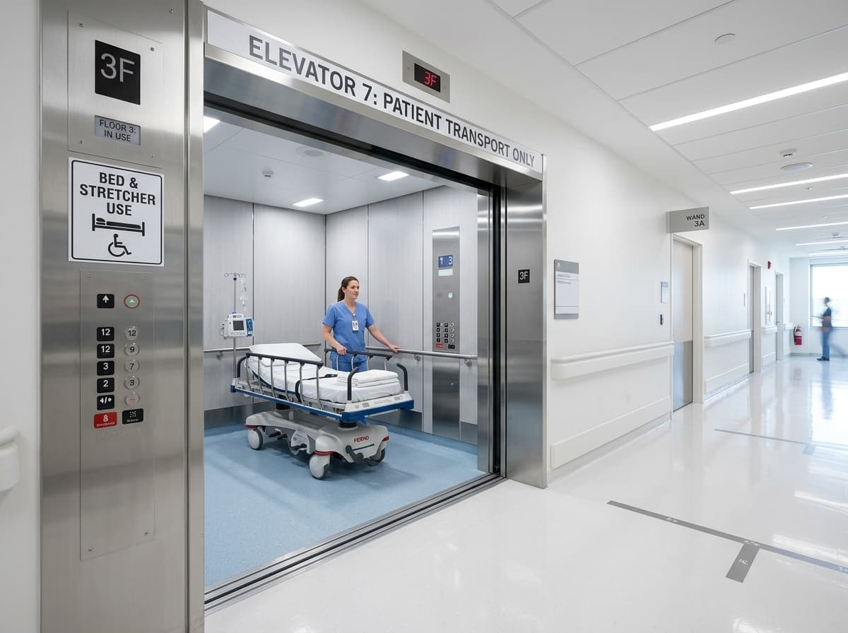 Hospital Lift installation