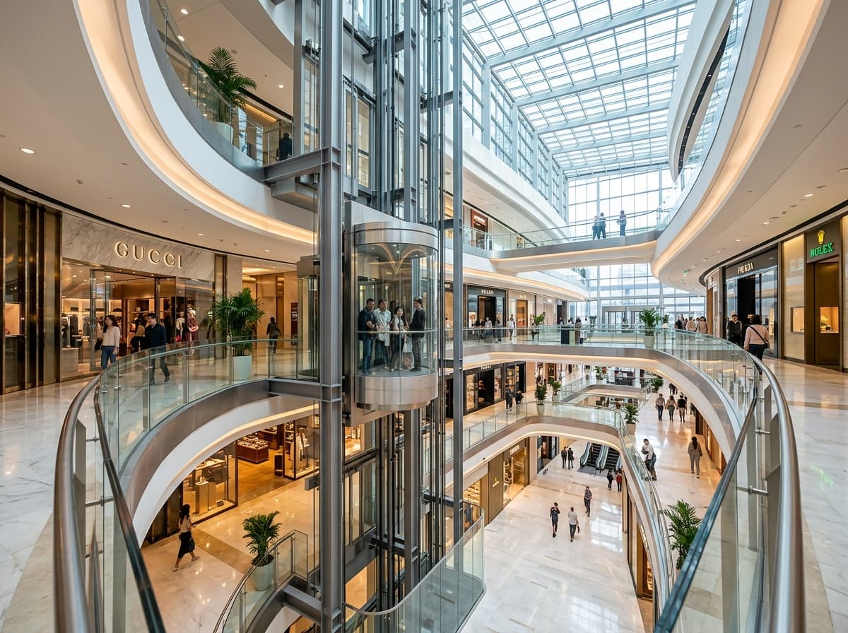 Central Mall Glass Lift